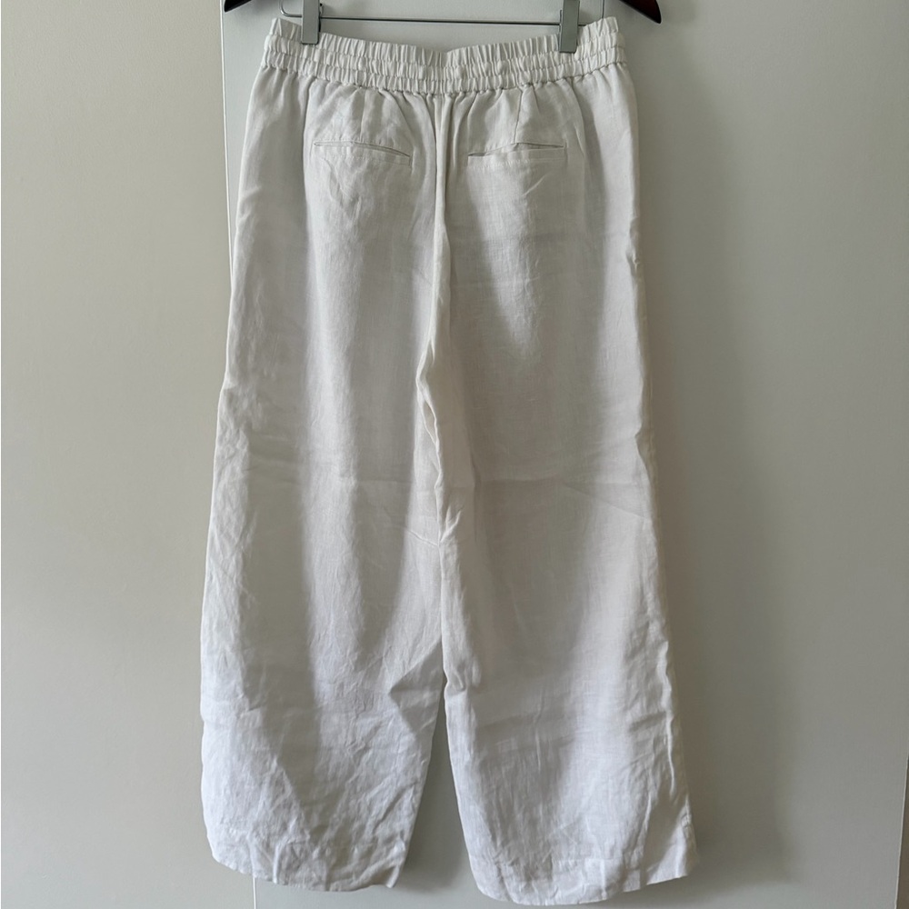 J. Crew Seaside Linen Pant White Small - Picture 2 of 7